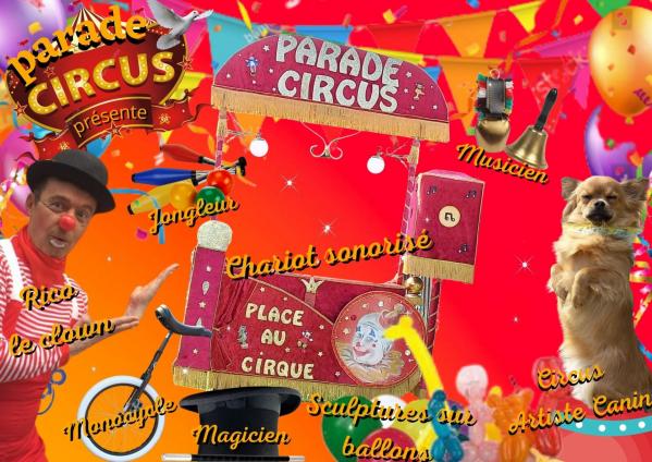 Parade Circus clown Rico